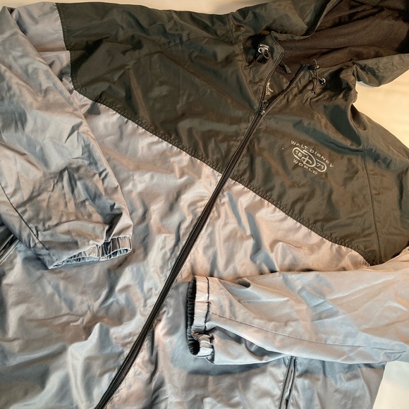 Walt Disney World Mens black grey 1971 Windbreaker Jacket Sz XXL - Picture 7 of 8